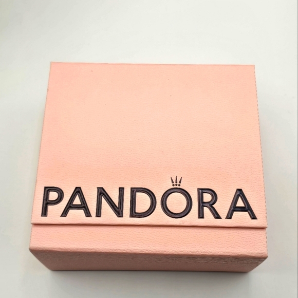 Pandora Other - Pink Authentic Pandora Gift Box With Pandora Tissue Paper